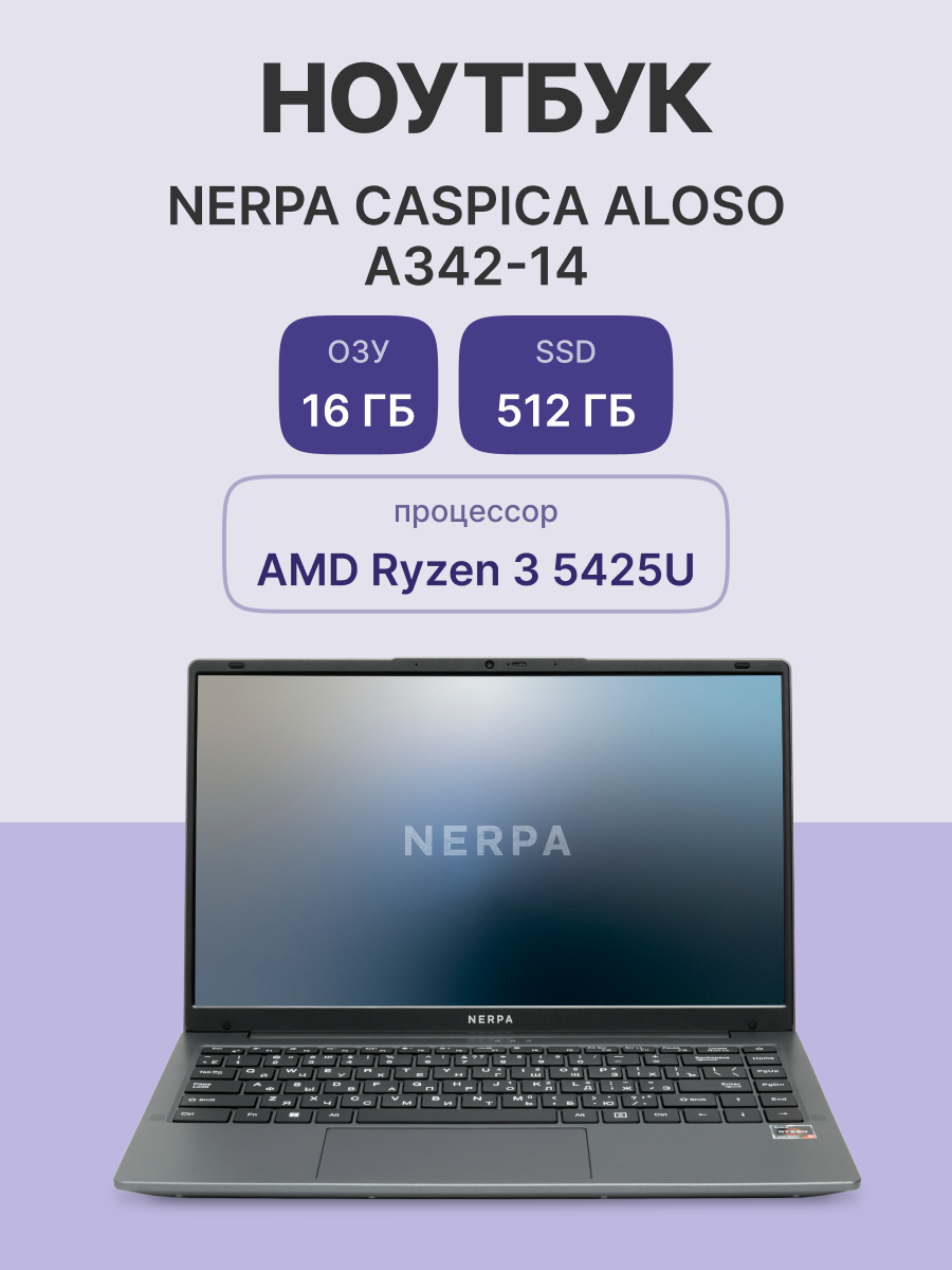 Ноутбук Nerpa Caspica A342 (A342-14BB165202G)
